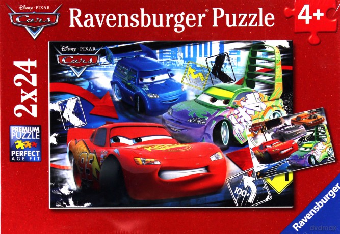 RAVENSBURGER 2x24 el. Cars [PUZZLE]