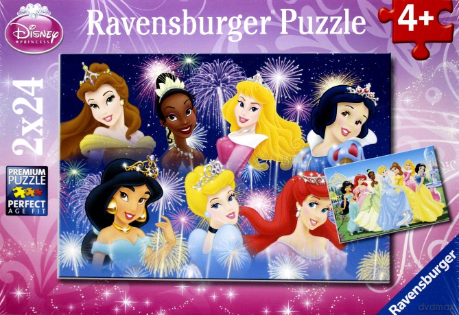 RAVENSBURGER 2x24 el. Spotkanie Księżniczek [PUZZLE]