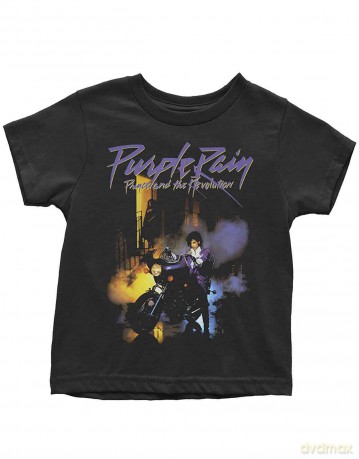 Prince: Kids Toddler T-Shirt: Purple Rain (Black) (5 Years)