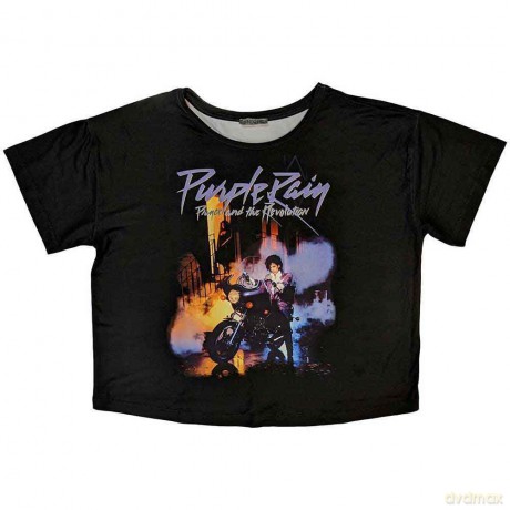 Prince: Ladies Pyjamas: Purple Rain (Black) (Small)