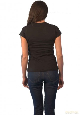 Prince: Ladies T-Shirt: Gold Symbol (Black) (Embellished) (Large)