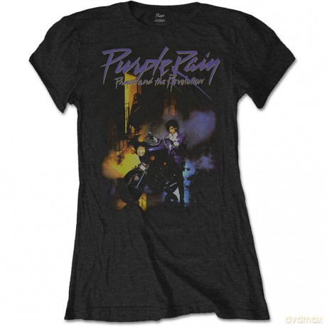 Prince: Ladies Tee: Purple Rain (Medium)