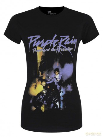 Prince: Ladies Tee: Purple Rain (Small)