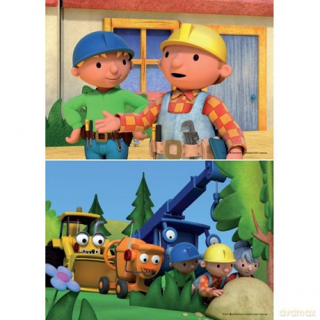 RAVENSBURGER 2x24 el. Bob Budowniczy Na Placu Budowy [PUZZLE]