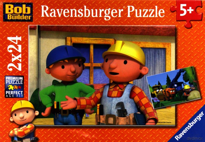 RAVENSBURGER 2x24 el. Bob Budowniczy Na Placu Budowy [PUZZLE]