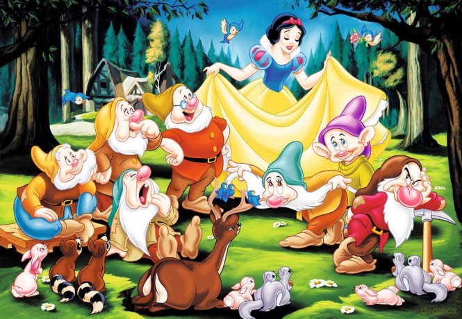 RAVENSBURGER 2x24 el. Śnieżka i Krasnoludki [PUZZLE]