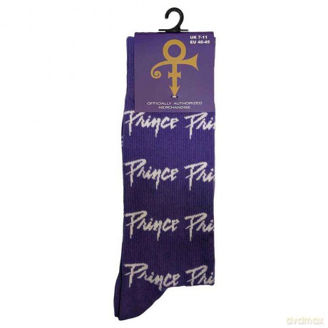 Prince: Unisex Ankle Socks: Logo Repeat (Purple) (UK Size 7 - 11)