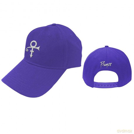 Prince: Unisex Baseball Cap: White Symbol (Purple)