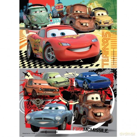 RAVENSBURGER 2x24 el. Carsy Nowa Przygoda [PUZZLE]