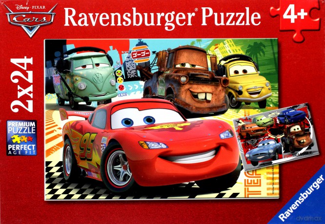 RAVENSBURGER 2x24 el. Carsy Nowa Przygoda [PUZZLE]
