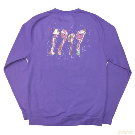 Prince: Unisex Sweatshirt: 1999 (Purple) (Back Print) (Medium)