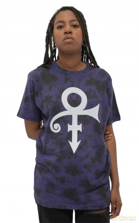 Prince: Unisex T-Shirt: Gold Symbol (Black) (Embellished) (Medium)