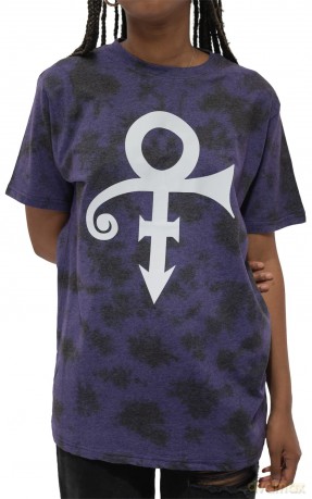 Prince: Unisex T-Shirt: Gold Symbol (Black) (Embellished) (X-Large)