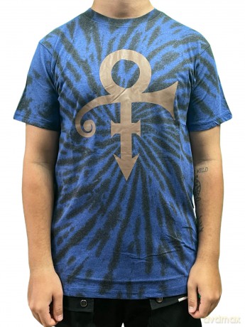 Prince: Unisex T-Shirt: Gold Symbol (Purple) (Wash Collection) (X-Large)