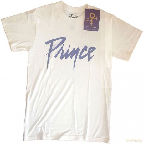 Prince: Unisex T-Shirt: Logo (White) (Small)