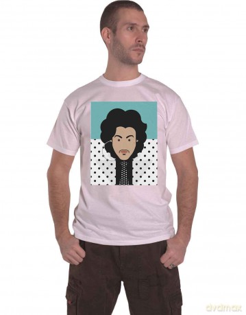 Prince: Unisex T-Shirt: Lovesexy (White) (Back Print) (XX-Large)
