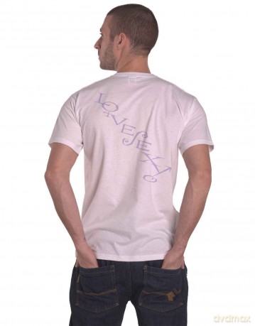 Prince: Unisex T-Shirt: Lovesexy (White) (Back Print) (XX-Large)