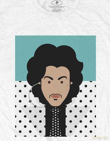 Prince: Unisex T-Shirt: Lovesexy (White) (Back Print) (XX-Large)