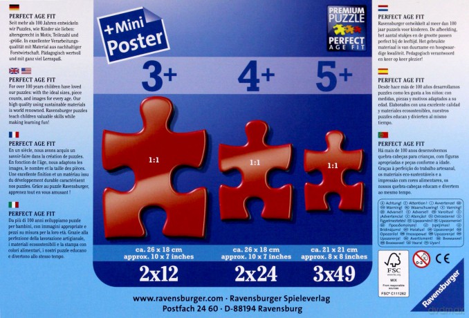 RAVENSBURGER 2x24 el. Mcstuffin Mały Lekarz [PUZZLE]