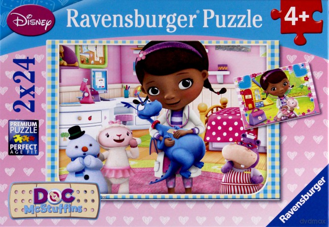RAVENSBURGER 2x24 el. Mcstuffin Mały Lekarz [PUZZLE]