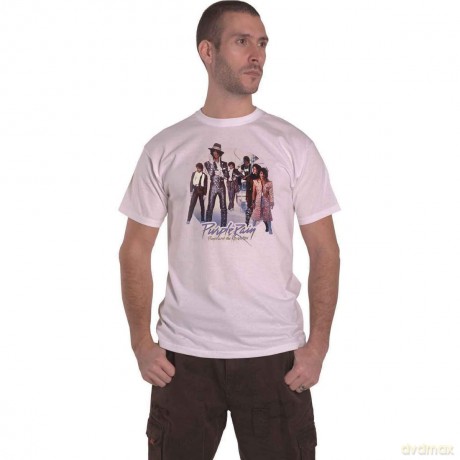 Prince: Unisex T-Shirt: Purple Rain Circle (Charcoal Grey) (Small)