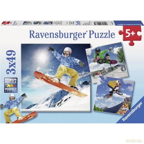 RAVENSBURGER 3x49 el. Sport [PUZZLE]