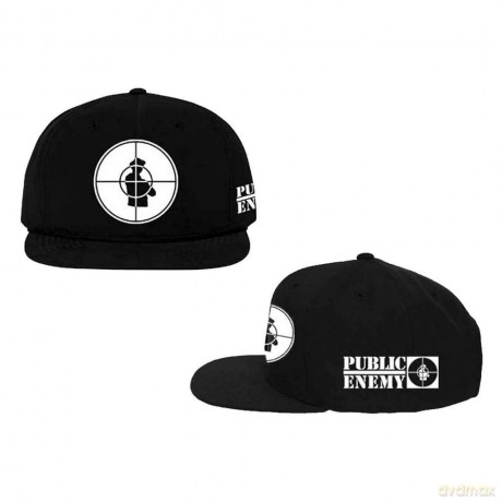 Public Enemy: Unisex Snapback Cap: Solid Target (Black)