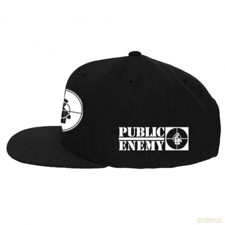 Public Enemy: Unisex Snapback Cap: Solid Target (Black)