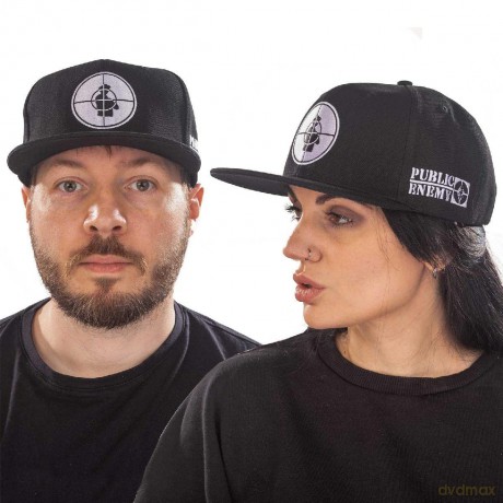 Public Enemy: Unisex Snapback Cap: Solid Target (Black)