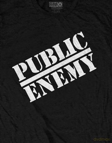 Public Enemy: Unisex T-Shirt: Logo (Black) (Medium)