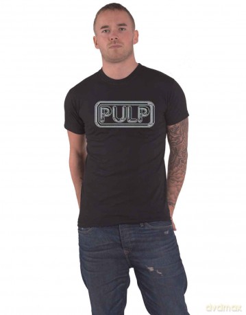 Pulp: Unisex T-Shirt: Different Class Logo (Black) (Large)