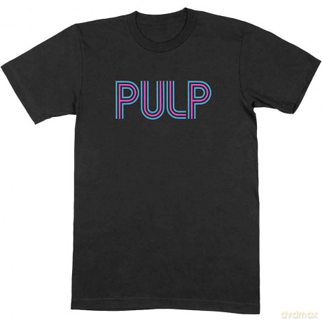Pulp: Unisex T-Shirt: Intro Logo (Black) (X-Large)