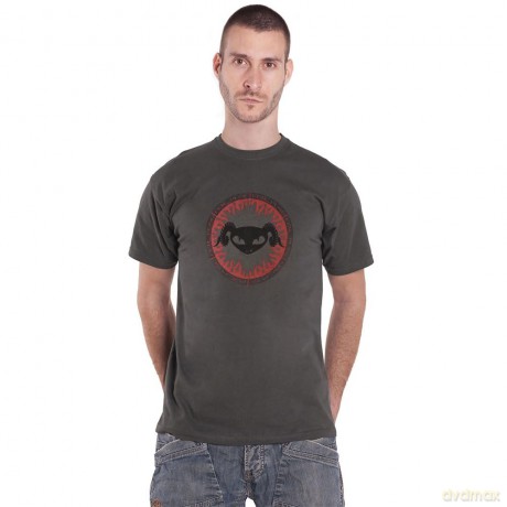 Puscifer: Unisex T-Shirt: Flame Logo (Charcoal Grey) (Medium)