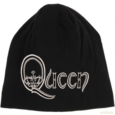 Queen: Beanie Hat: Logo (Discharge Print)