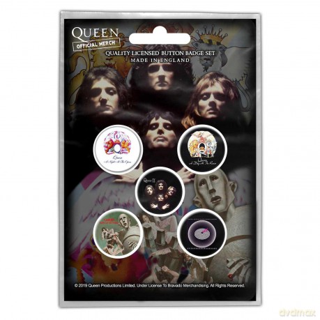 Queen: Button Badge Pack: Early Albums (Retail Pack)