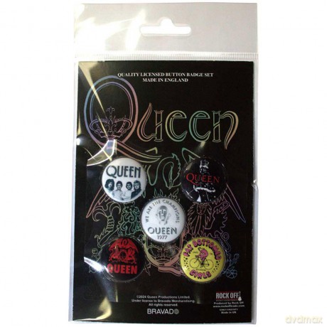 Queen: Button Badge Pack: Fat Bottomed Girls