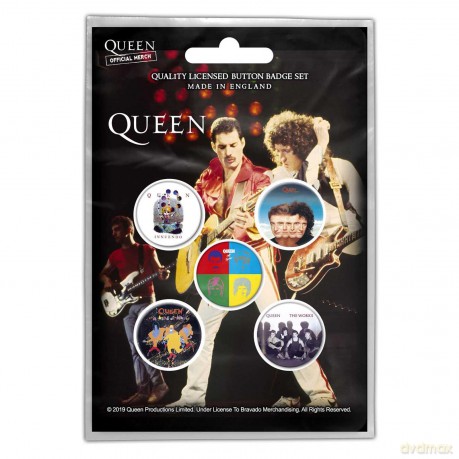 Queen: Button Badge Pack: Later Albums (Retail Pack)