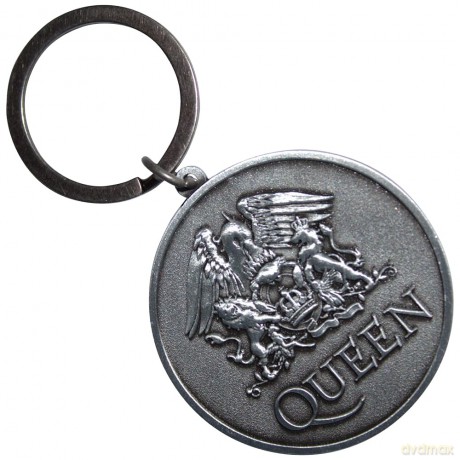 Queen: Keychain: Silver Crest Double Sided (Double Sided)