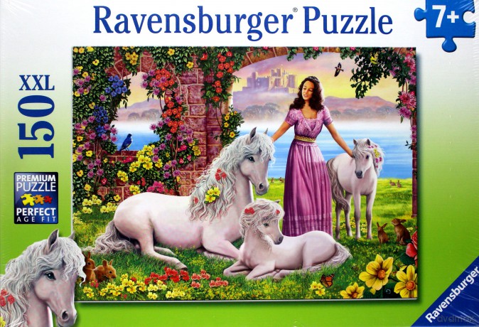 RAVENSBURGER 150 el. Piękna Księżniczka [PUZZLE]