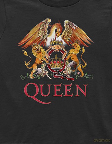 Queen: Kids Toddler T-Shirt: Classic Crest (Black) (3 Years)