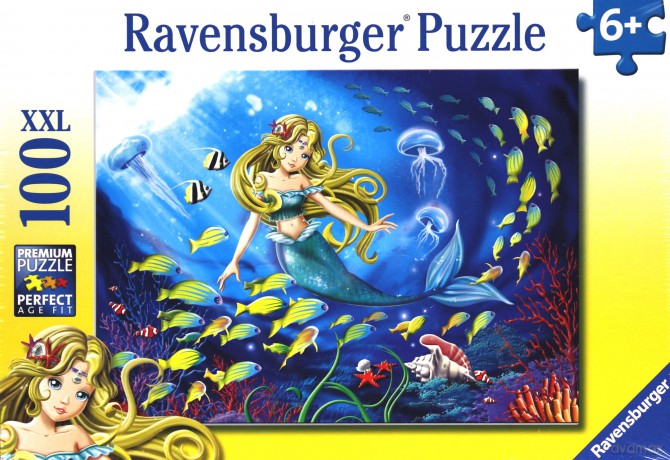 RAVENSBURGER 100 el. Mała Syrenka [PUZZLE]