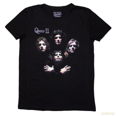Queen: Ladies T-Shirt: Bo Rhap Classic (Black) (Large)