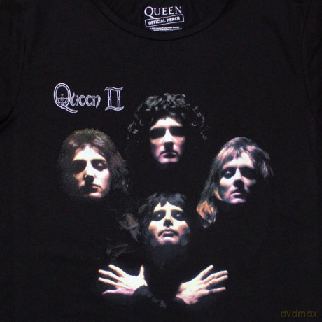 Queen: Ladies T-Shirt: Bo Rhap Classic (Black) (Large)