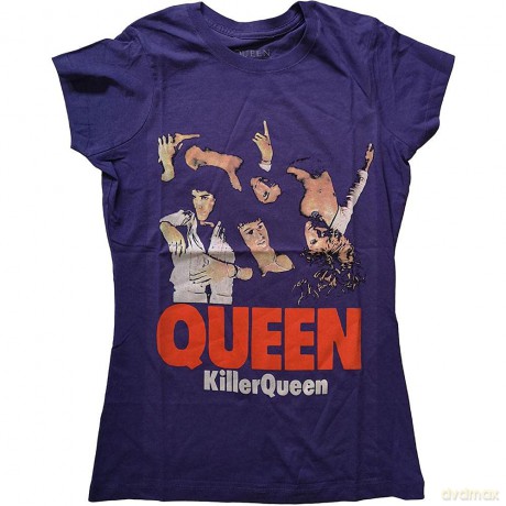 Queen: Ladies T-Shirt: Killer (Purple) (Medium)