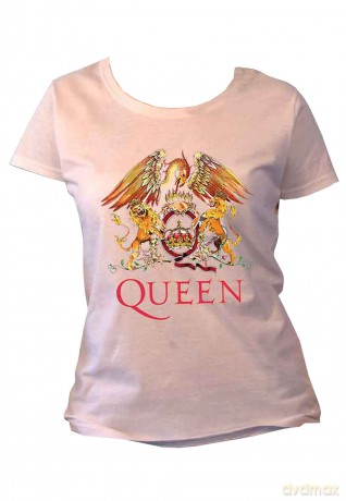 Queen: Ladies Tee: Classic Crest (Large)