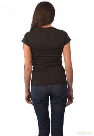 Queen: Ladies Tee: Classic Crest (Large)
