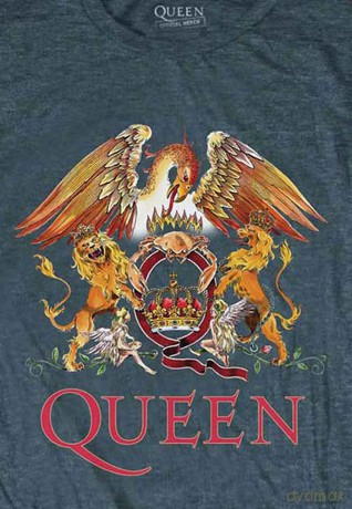 Queen: Ladies Tee: Classic Crest (Small)