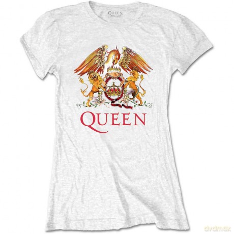 Queen: Ladies Tee: Classic Crest (XX-Large)