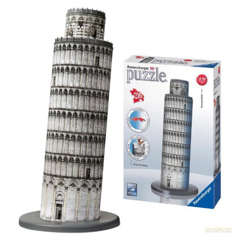 RAVEN 217 EL. 3D Krzywa Wieża w Pizie [PUZZLE]