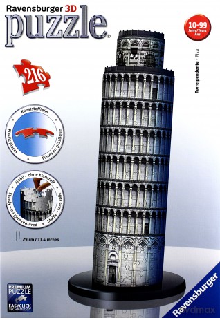 RAVEN 217 EL. 3D Krzywa Wieża w Pizie [PUZZLE]